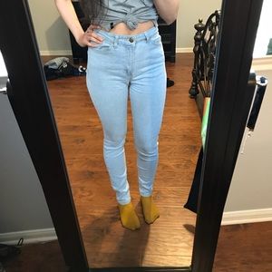 Classic American Apparel Light Wash Jeans